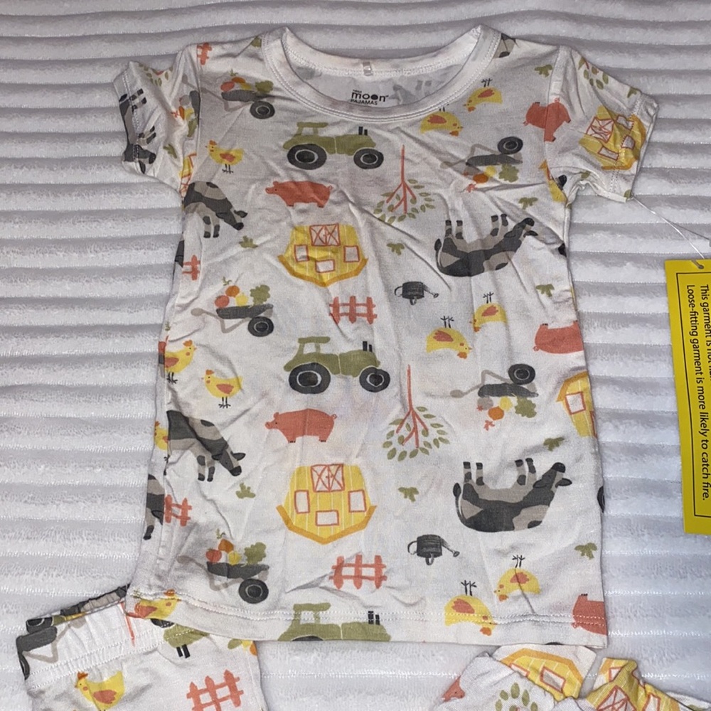 NWT Rabbit Moon pajamas - Picture 2 of 4